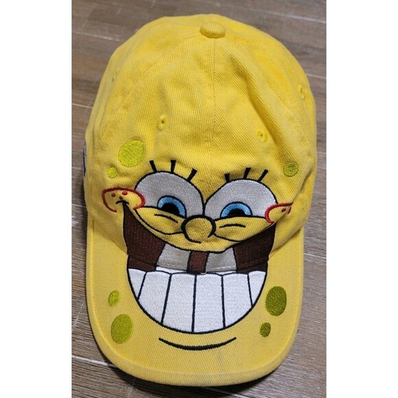 RETRO 2011 Spongebob Squarepants Universal Studios Funny Face KIDS Hat Cap - Picture 1 of 6